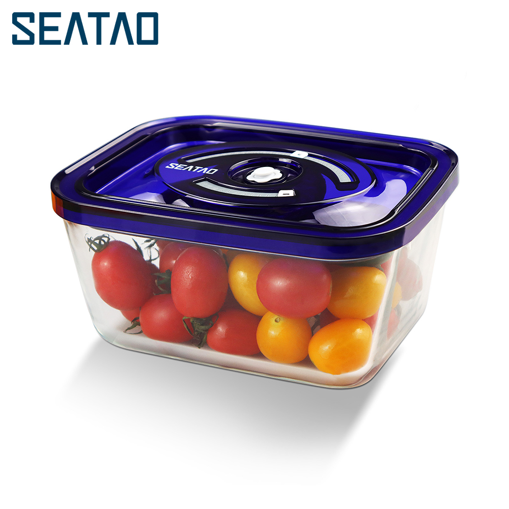 Meal Prep Vacuum Sealer - SEATAO คอนเทนเนอร์อาหาร Preserve หมักสูญญากาศซีล Airtight พร้อมฝาปิดภาชนะบรรจุอาหาร
