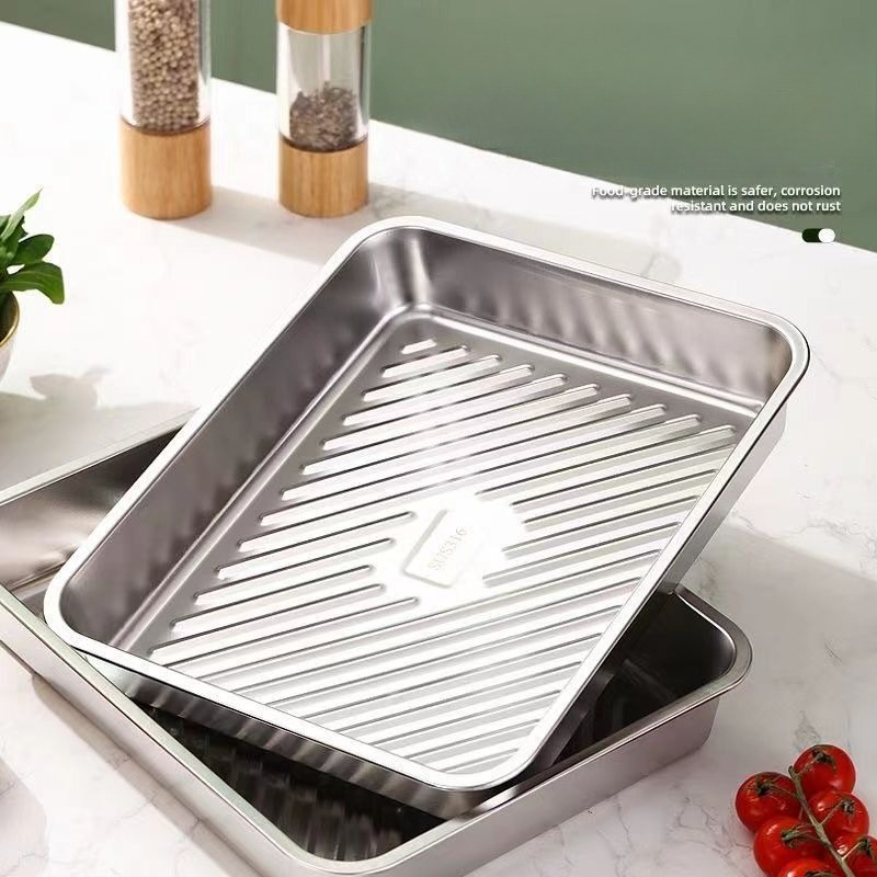 304 สแตนเลสสตีล Dumpling ถาดสี - Meal Prep Menu บทวิจารณ์และราคา
