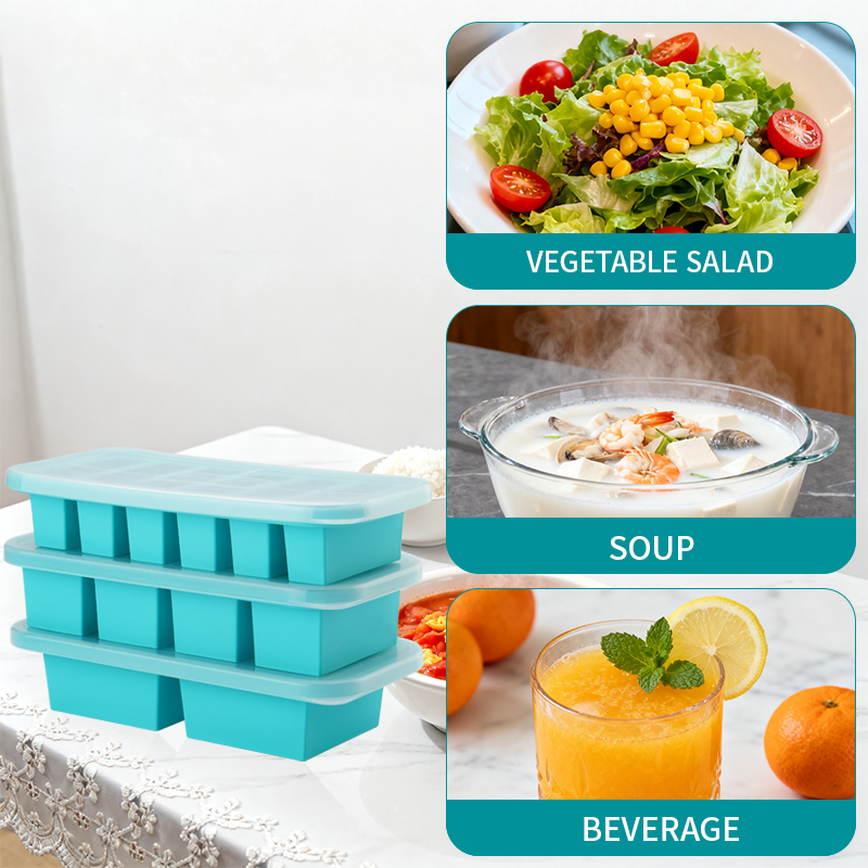 แม่พิมพ์ซิลิโคนสำหรับแช่แข็งแบ - Meal Prep Menu บทวิจารณ์และราคา