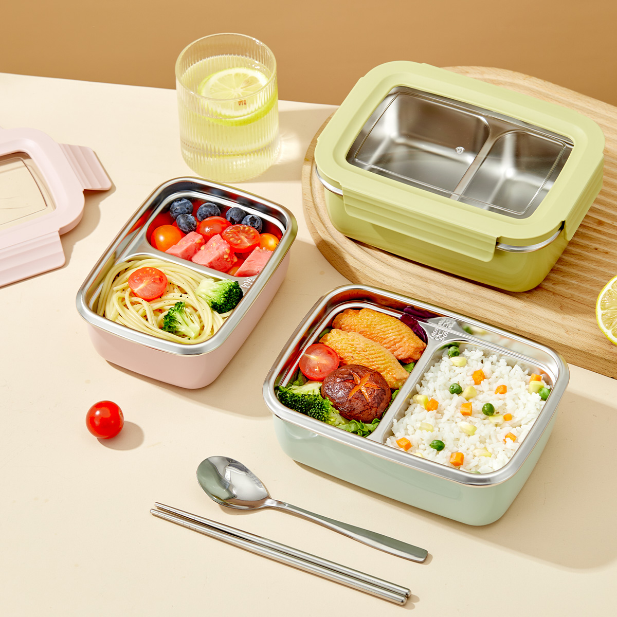 กล่องข้าวสแตนเลส 304 สำหรับไมโ - Meal Prep Jar บทวิจารณ์และราคา