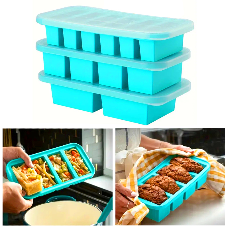 ชุดแม่พิมพ์ซิลิโคนสำหรับแช่แข็ - Meal Prep Menu บทวิจารณ์และราคา