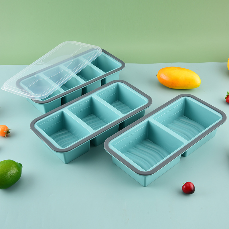 ถาดซิลิโคนสำหรับแช่แข็งอาหาร 1 - Meal Prep Menu บทวิจารณ์และราคา