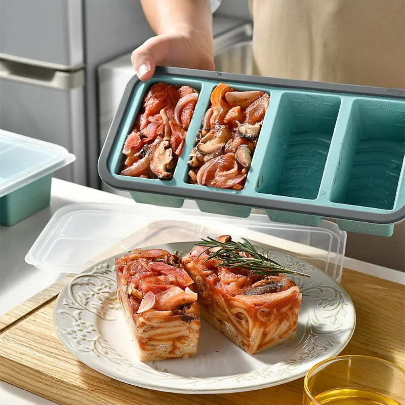 ถาดซิลิโคนสำหรับแช่แข็งอาหาร 1 - Meal Prep Menu บทวิจารณ์และราคา