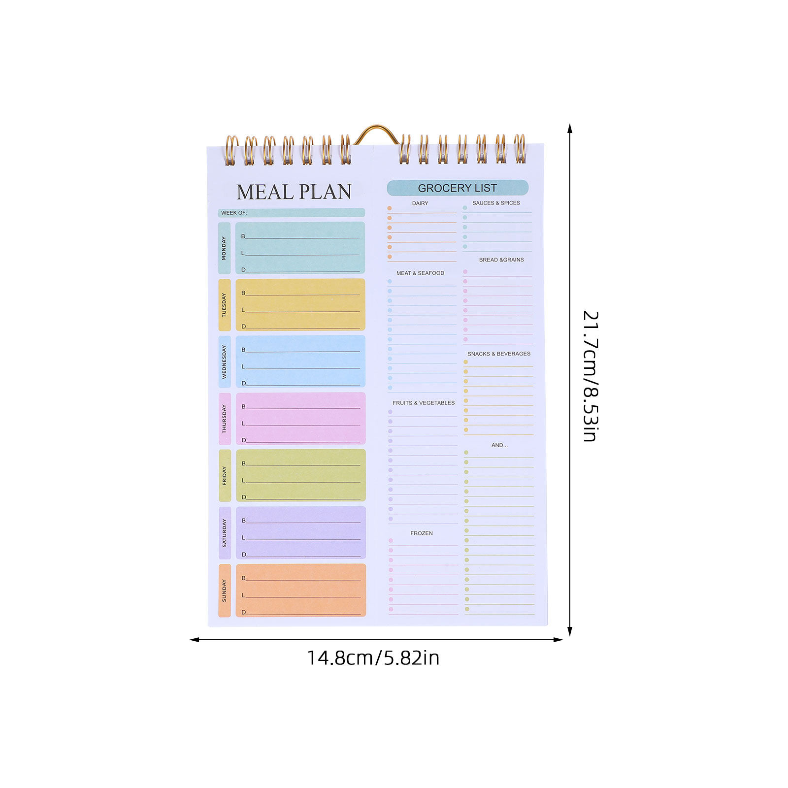 สมุดวางแผนอาหารรายสัปดาห์ 52 แ - Meal Prep Menu บทวิจารณ์และราคา