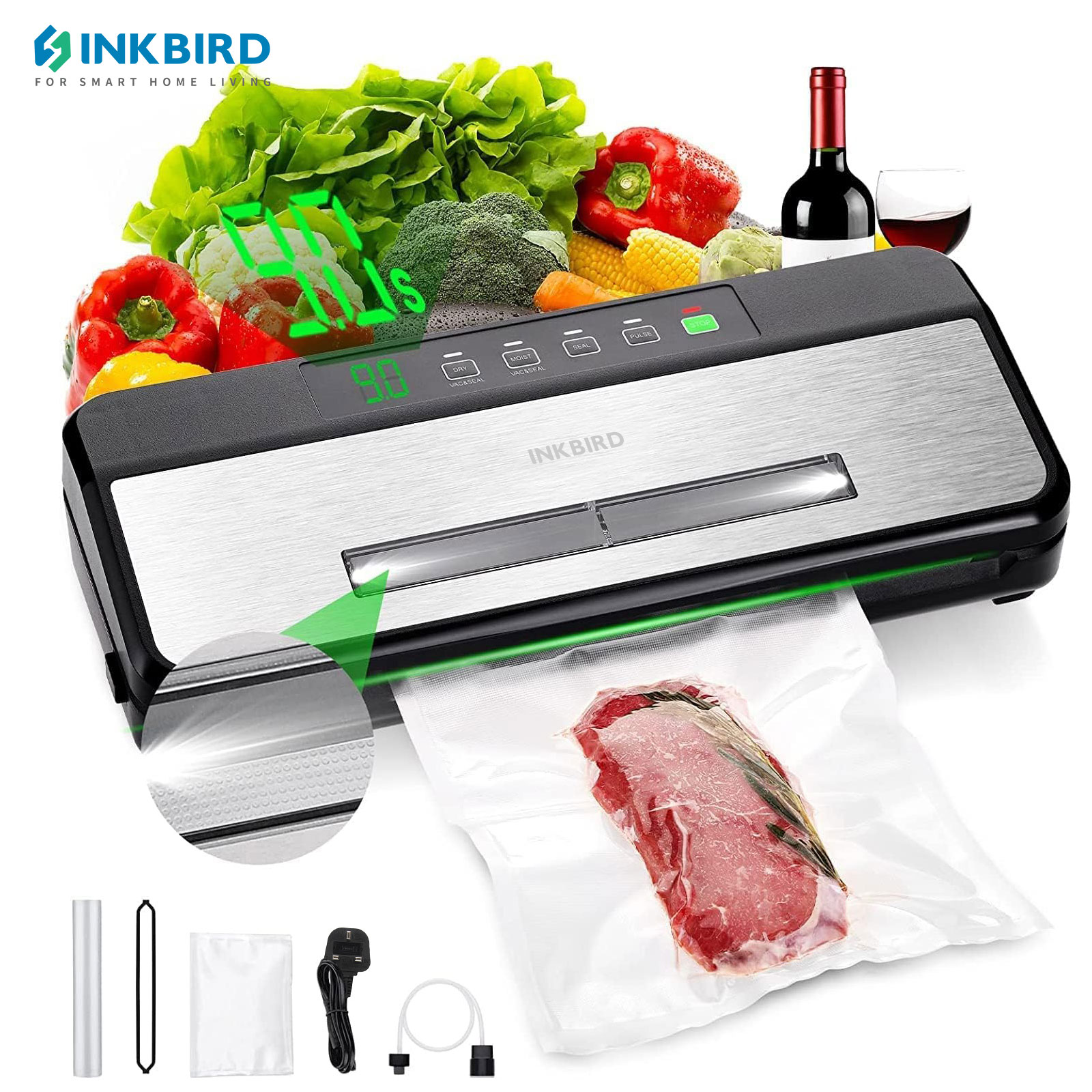 IKBIRD 3rd เครื่องซีลสูญญากาศ  - Meal Prep Vacuum Sealer บทวิจารณ์และราคา