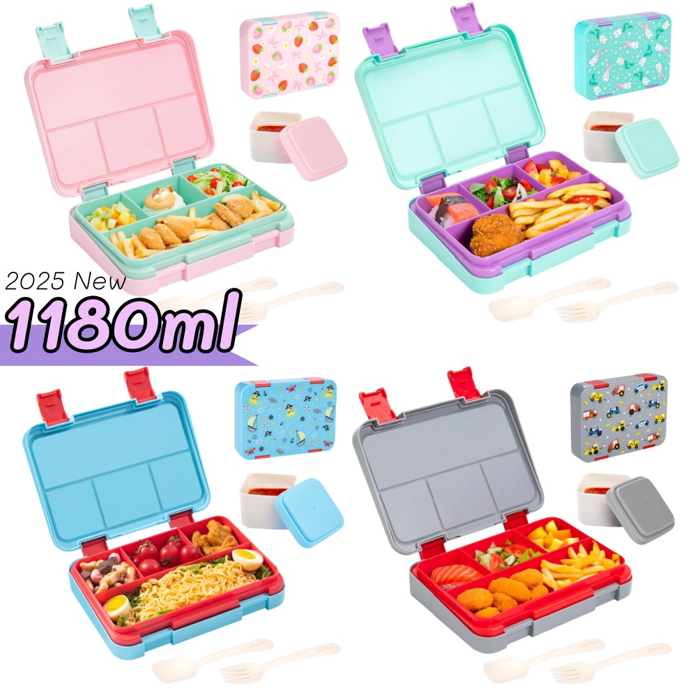 40oz รูปแบบการ์ตูน Bento กล่อง - Meal Prep Lunch Boxes บทวิจารณ์และราคา