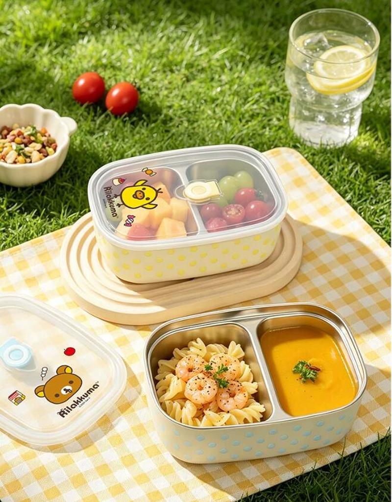 กล่องอาหารกลางวันสแตนเลส Rilak - Meal Prep Lunch Boxes บทวิจารณ์และราคา
