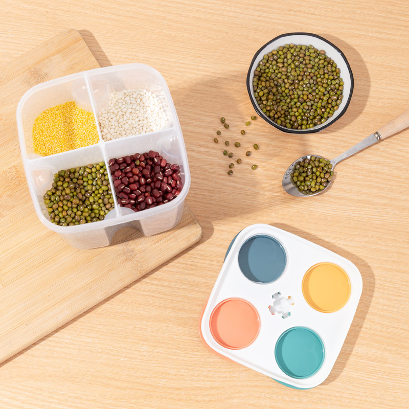 ห้องครัวกล่องเก็บธัญพืชพลาสติก - Meal Prep Jar บทวิจารณ์และราคา