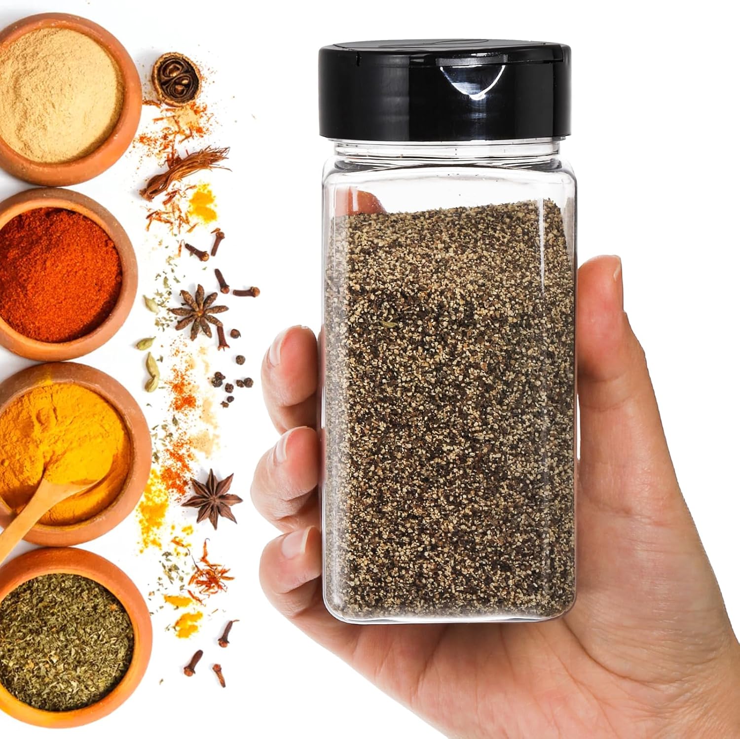 ขวดพลาสติกใสขนาดใหญ่สำหรับใส่เ - Meal Prep Jar บทวิจารณ์และราคา