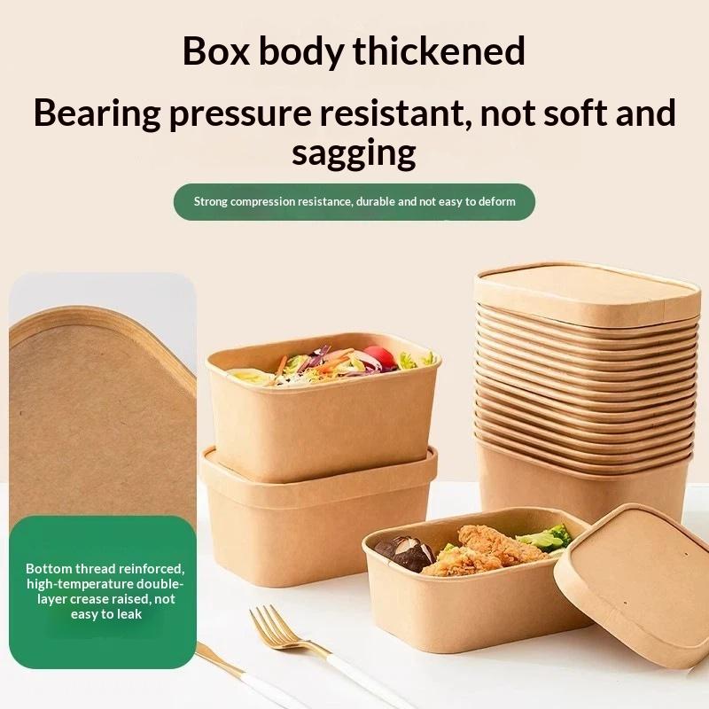 กล่องอาหารกลางวันกระดาษคราฟท์แ - Meal Prep Gym Food บทวิจารณ์และราคา