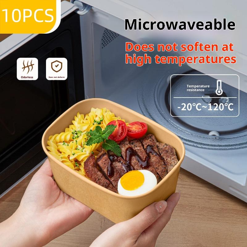 กล่องอาหารกลางวันกระดาษคราฟท์แ - Meal Prep Gym Food บทวิจารณ์และราคา