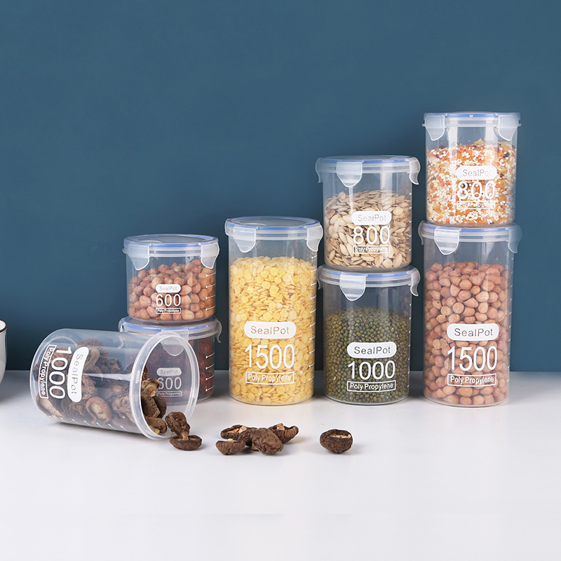 ขวดโหลปิดผนึกพร้อมสเกล 1-4 ชิ้ - Meal Prep Jar บทวิจารณ์และราคา